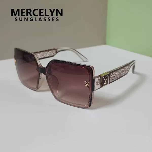 Luxury Stylish Brand Sunglasses for Women and Men Oversize Square Designer UV400