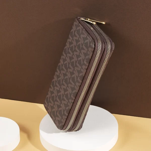 Women Long Wallet Fashion Zipper High Capacity Coin Purse Luxury Money Phone Bag