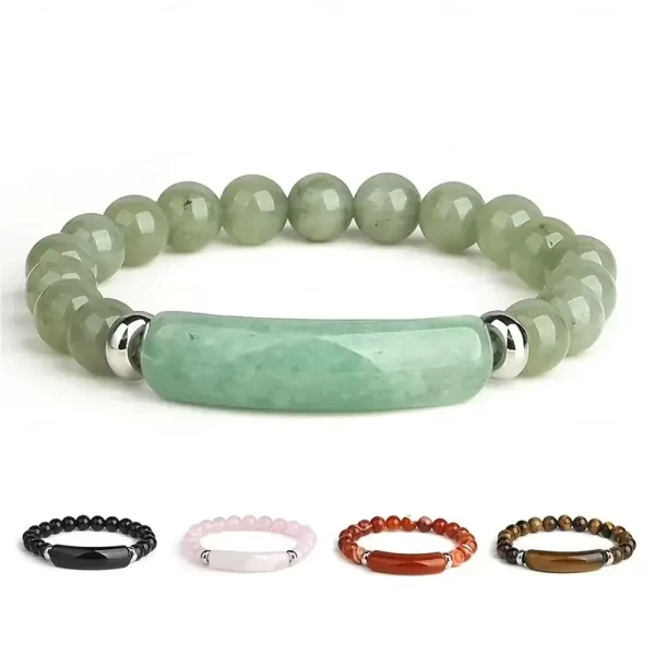 1pc Healing Handmade Natural Gemstone Crystal Bracelet
