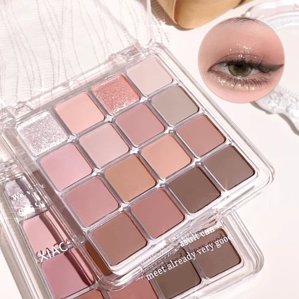 Sixteen-color sunset magic eye shadow palate pearl matte