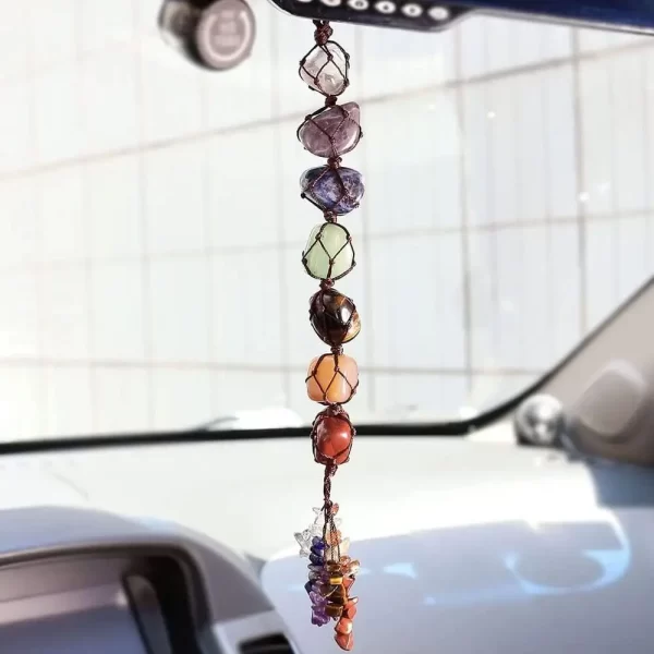 Handmade Healing Crystal 7 Chakras Home/Car Decor Accessories Balancing Reiki Yoga Meditation