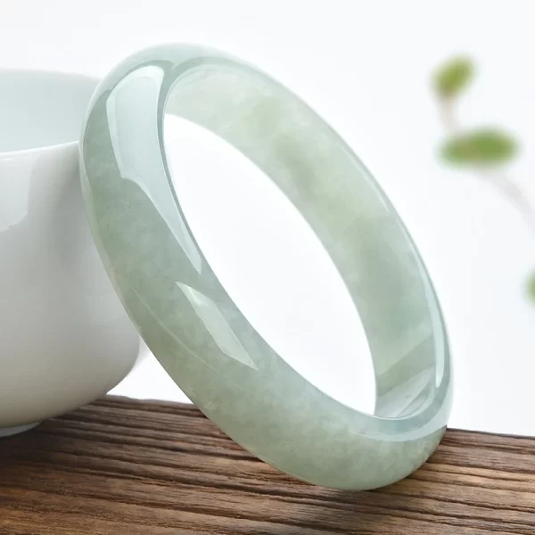 Jade Bracelet Natural Material Ice Jade Bangle Women Jewelry Lucky Stone