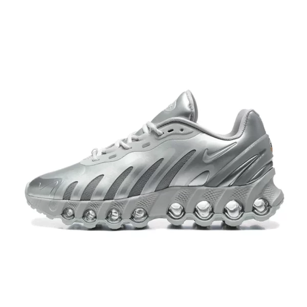 Nike Air Max DN8 Fashionable Breathable Anti-slip Wear-resistant Comfortable Shock-absorbing Lightweight Running Shoe Silver