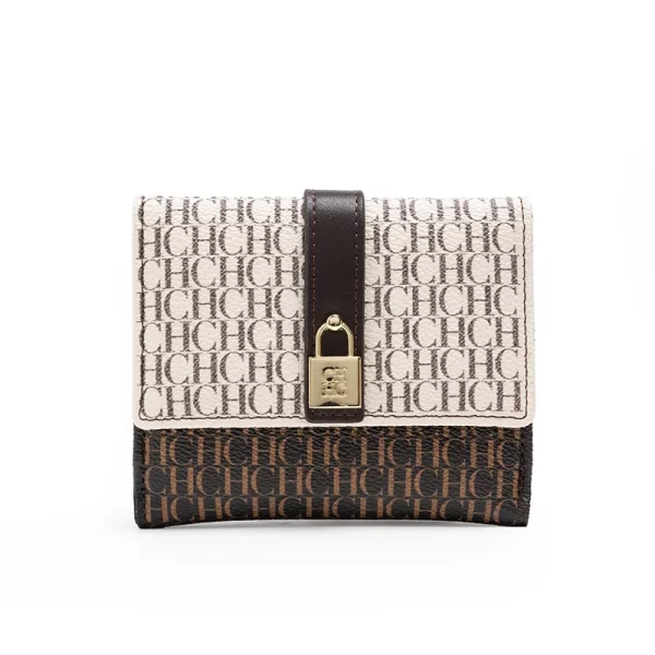 CH Fashion Versatile Letter Print Design Wallet High Quality Standard Ladies